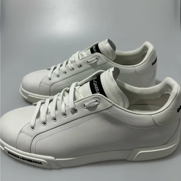 Dolce & Gabbana Portofino Logo Sneakers White Men’s UK 11/US 12